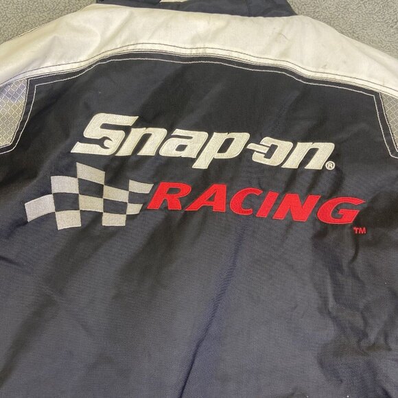 Choko Motorsports Snap-On Tools Racing Jacket Mens Medium Embroidered RIP IN ARM - Picture 11 of 15